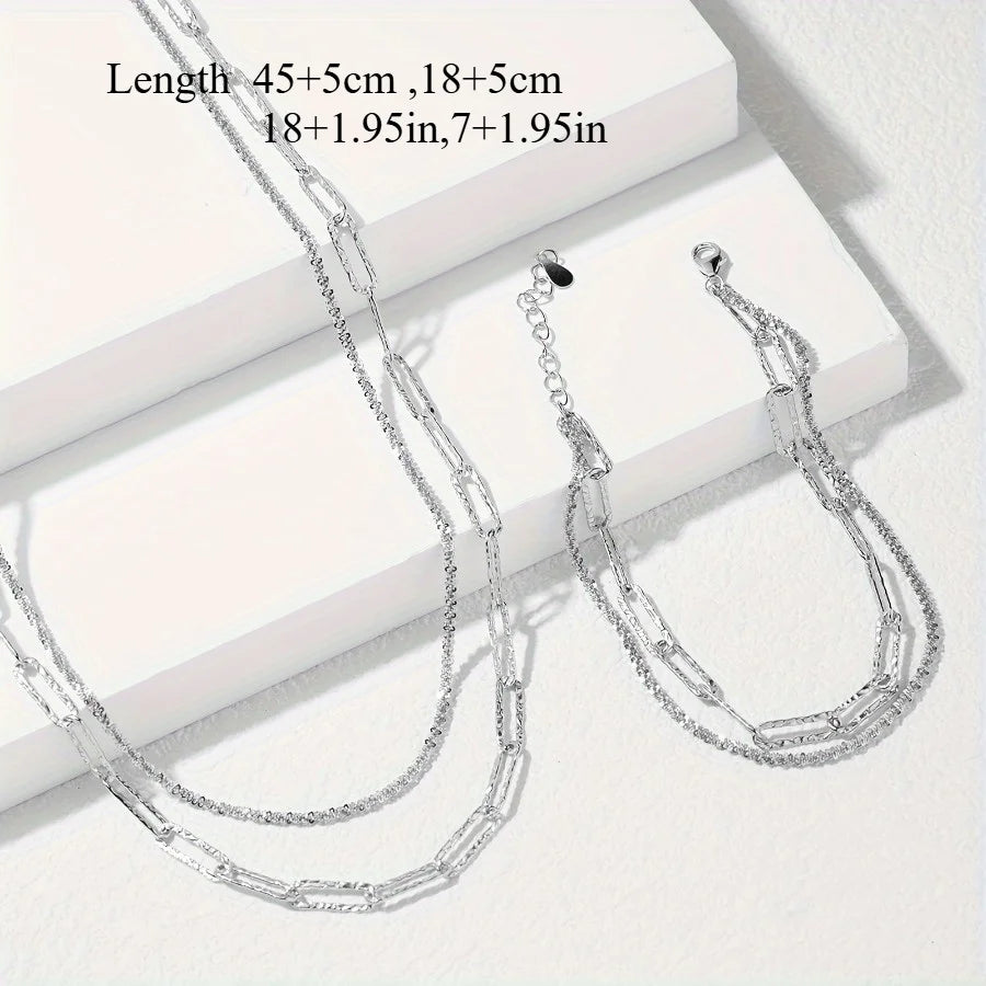 Bercelate Paperclip Duo Set