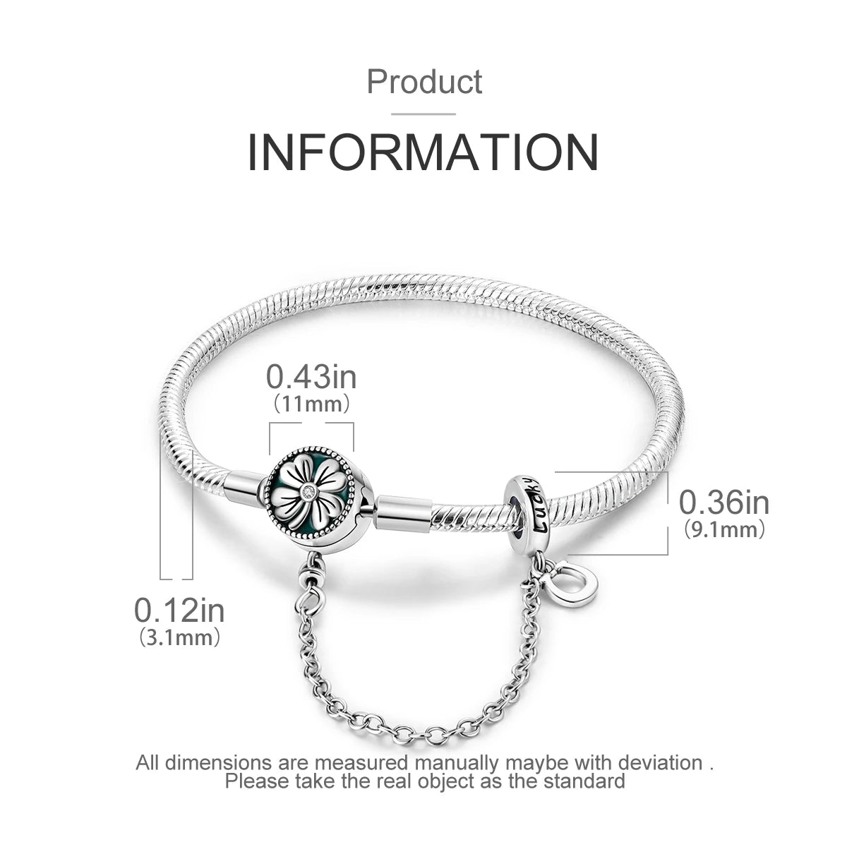 Armband versilbert mit Motiv